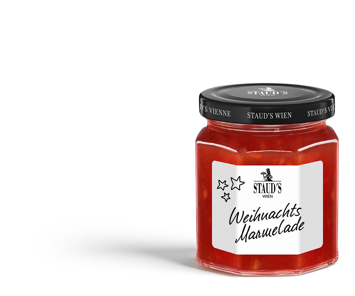 Limitierte Weihnachtsmarmelade - STAUD&amp;#39;S Feinste Verführung. Aus Wien.
